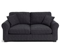 Argos Home Lisbon Fabric 2 Seater Sofa Bed - Charcoal