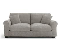 Argos Home Lisbon Fabric 3 Seater Sofa - Grey