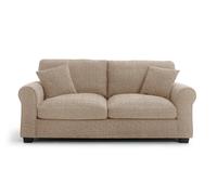 Argos Home Lisbon Fabric 3 Seater Sofa - Stone