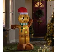 Argos Home Lit Christmas Inflatable Gingerbread Decoration