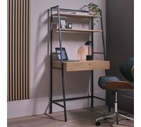 Argos Home Loft Living 1 Drawer Ladder Office Desk - Oak
