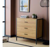 Argos Home Loft Living 3 Drawer Chest - Oak