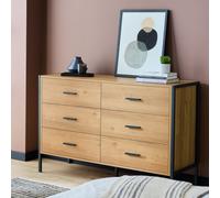 Argos Home Loft Living 6 Drawer Chest - Oak