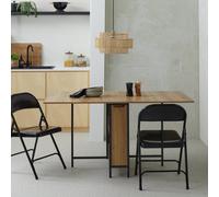 Argos Home Loft Living Folding 4-6 Seater Dining Table - Oak