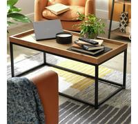 Argos Home Loft Living Oak Veneer Coffee Table - Natural