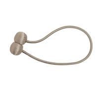 Argos Home Magnetic Tie Back Curtain Poles - Neutral