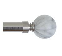 Argos Home Marble Extendable Curtain Pole - 110cm - 300cm