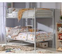 Argos Home Mason Metal Bunk Bed - Silver