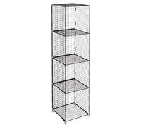 Argos Home Metal 4 Tier Wire Tower - Black