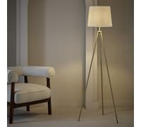 Argos Home Metal Tripod Floor Lamp Base Only - Brass