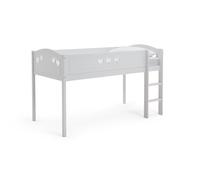 Argos Home Mia Mid Sleeper and Kids Mattress - White