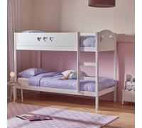 Argos Home Mia Single Bunk Bed with Mattress - White