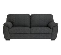 Argos Home Milano Fabric 3 Seater Sofa - Charcoal