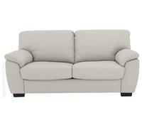 Argos Home Milano Leather 2 Seater Sofa Bed - Light Grey