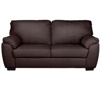 Argos Home Milano Leather 3 Seater Sofa - Chocolate