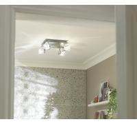 Argos Home Mira 4 Light Bathroom Cube Spotlights - Chrome