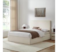 Argos Home Moby End Lift Double Ottoman Bed - Natural