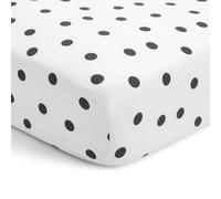 Argos Home Mono Spot Printed Fitted Sheet - Single