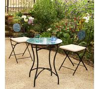 Argos Home Mosaic 2 Seater Metal Garden Bistro Set