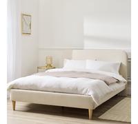 Argos Home Mya Kingsize Fabric Bed Frame - Natural