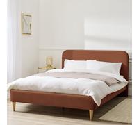 Argos Home Mya Small Double Fabric Bed Frame - Rust