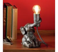 Argos Home Nelly the Elephant Table Lamp - Silver