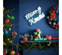 Argos Home Neon Effect Merry Christmas Light