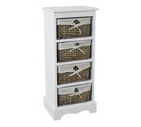 Argos Home New Malvern 4 Drawer Storage Unit - White