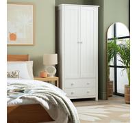 Argos Home New Scandinavia 2 Door 2 Drawer Wardrobe - White