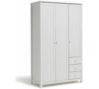 Argos Home New Scandinavia 3 door 3 Drawer Wardrobe - White