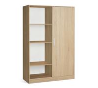Argos Home Nova 1 Door Sliding Wardrobe - Oak