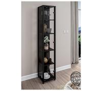 Argos Home Optima Narrow Display Cabinet with Light - Black