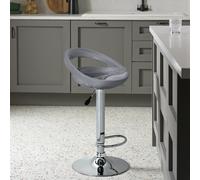 Argos Home Ottawa Gas Lift Bar Stool - Grey