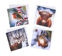 Argos Home Pack of 24 Animal Image Christmas Cards Multipack