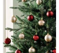 Argos Home Pack of 24 Shatterproof Classic Christmas Baubles
