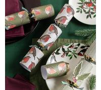 Argos Home Pack of 6 Luxury Robin Christmas Cracker