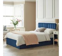Argos Home Pandora Double End Lift Ottoman Bed - Blue