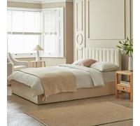 Argos Home Pandora Double End Lift Ottoman Bed - Cream