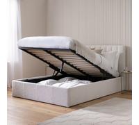 Argos Home Pandora Kingsize End Lift Ottoman Bed - White