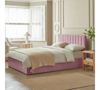 Argos Home Pandora Small Double End Lift Ottoman Bed - Pink