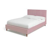 Argos Home Pandora Small Double Velvet Bed Frame - Pink