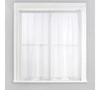 Argos Home Pencil Pleat Curtains - White - 240x91cm