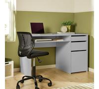 Argos Home Pepper 2 Drawer Pedestal Office Desk - Grey