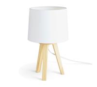 Argos Home Pine Mini Tripod Table Lamp - White
