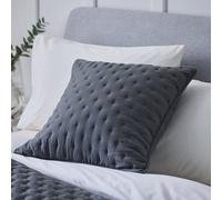 Argos Home Pinsonic Cushion - Charcoal - 50x50cm