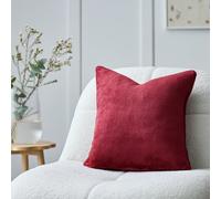 Argos Home Plain Super Soft Fleece Cushion - Berry - 43x43cm