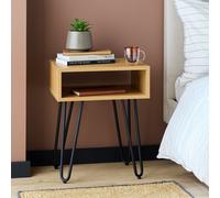 Argos Home Porter Bedside Tale - Oak