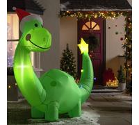 Argos Home Pre Lit Christmas Inflatable Dinosaur Decoration