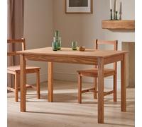 Argos Home Raye Solid Wood 4 Seater Dining Table - Natural