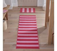 Argos Home Red & Pink Runner & Mat Set -180x57cm